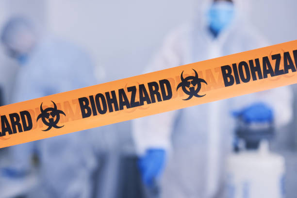 Professional Biohazard Cleanup technician working in Springville, IA